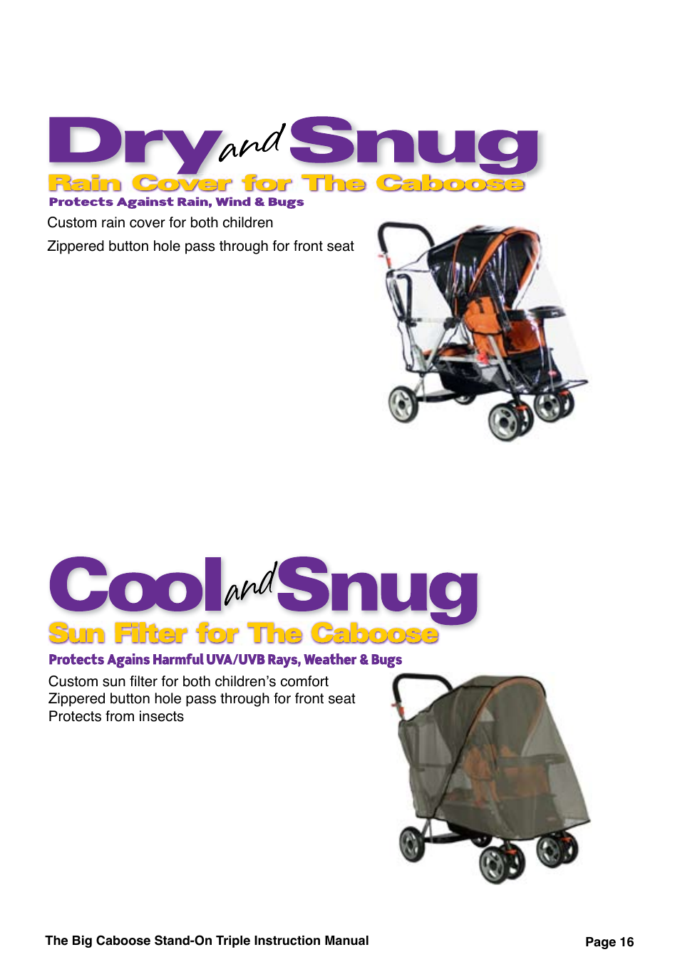 Joovy 43X Series User Manual | Page 17 / 20