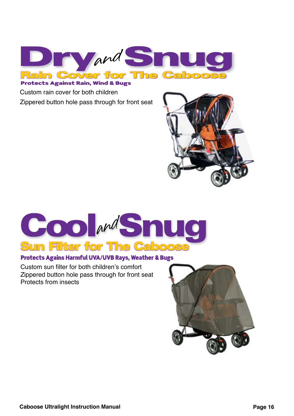 Joovy Caboose Ultralight 45X Series User Manual | Page 17 / 20