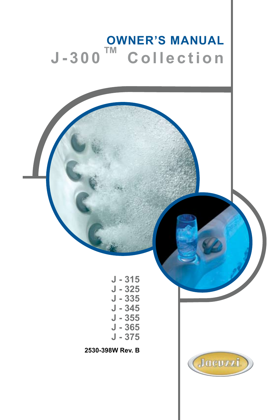 Jacuzzi J - 315 User Manual | 64 pages