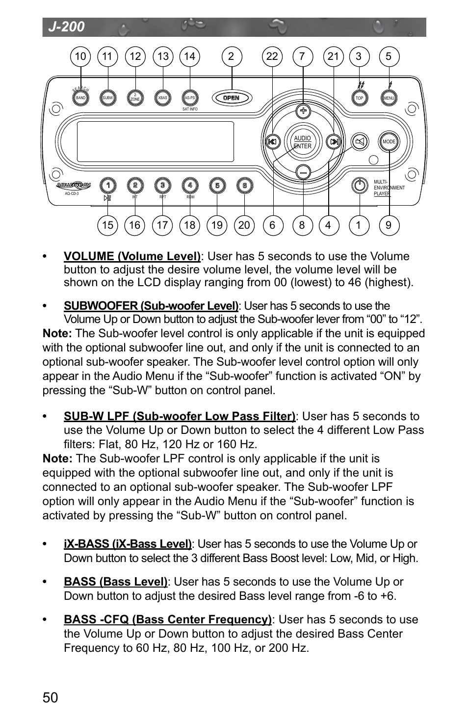 J-200 | Jacuzzi J - 200 J - 280 User Manual | Page 54 / 64