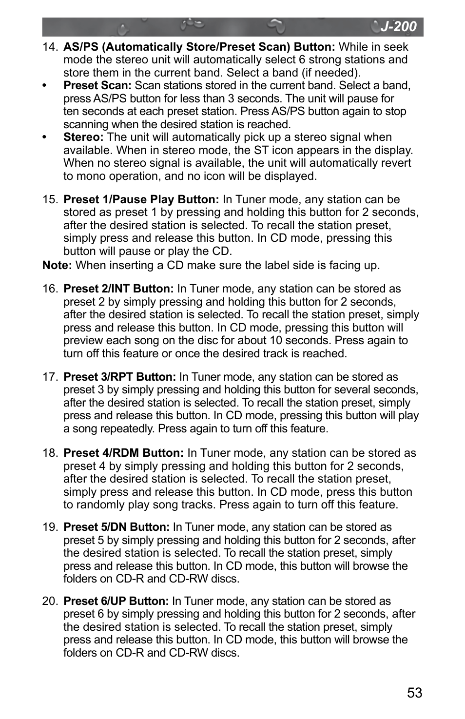 J-200 | Jacuzzi J - 200 J - 280 User Manual | Page 57 / 64
