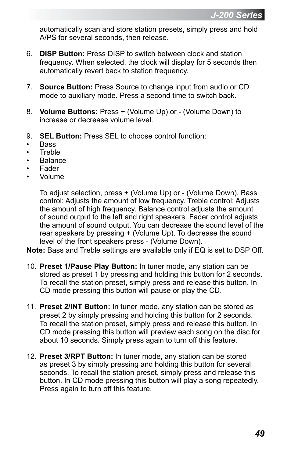 J-200 series | Jacuzzi J - 230 User Manual | Page 53 / 60