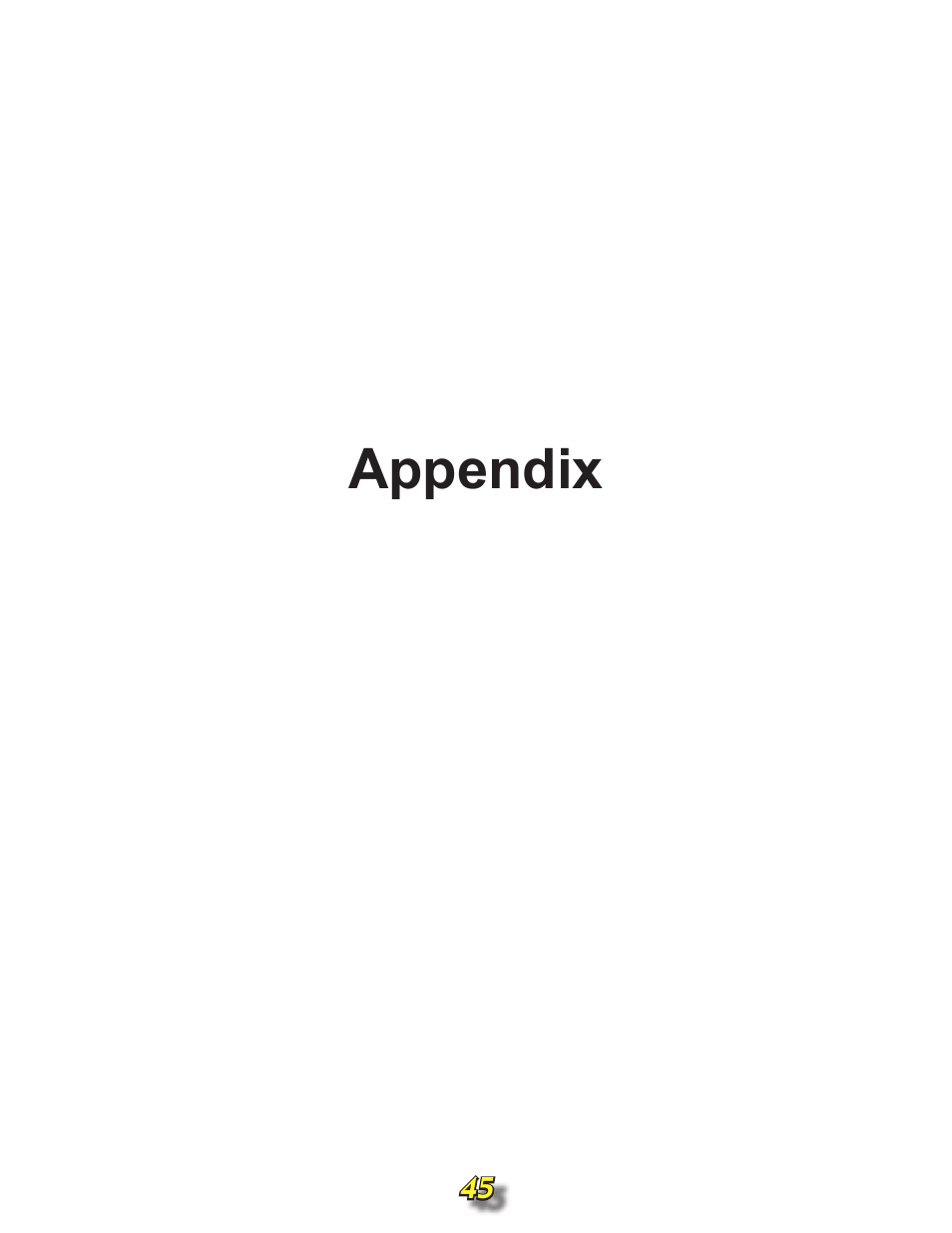 Appendix | Jacuzzi j315 User Manual | Page 45 / 62