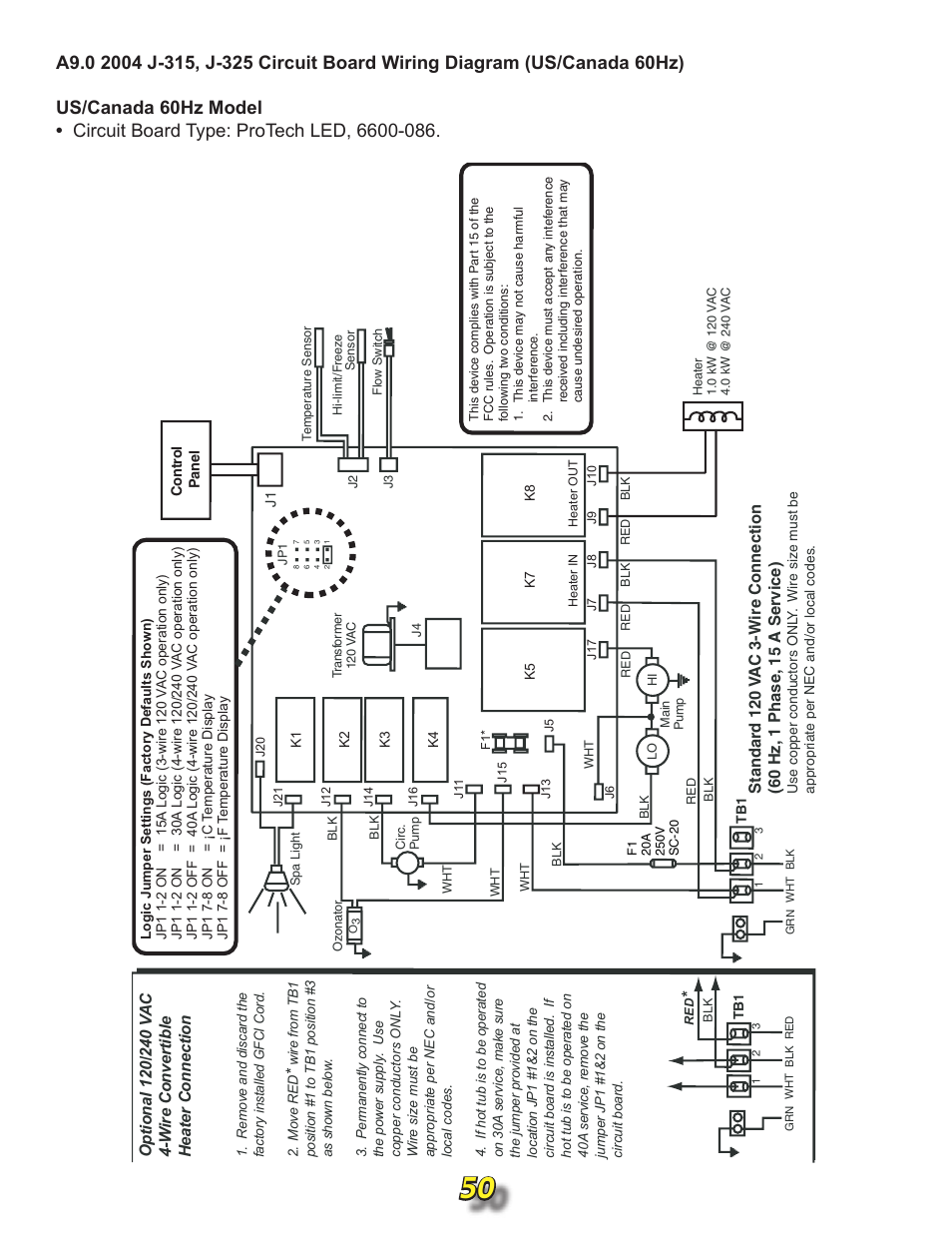 Jacuzzi j315 User Manual | Page 50 / 62