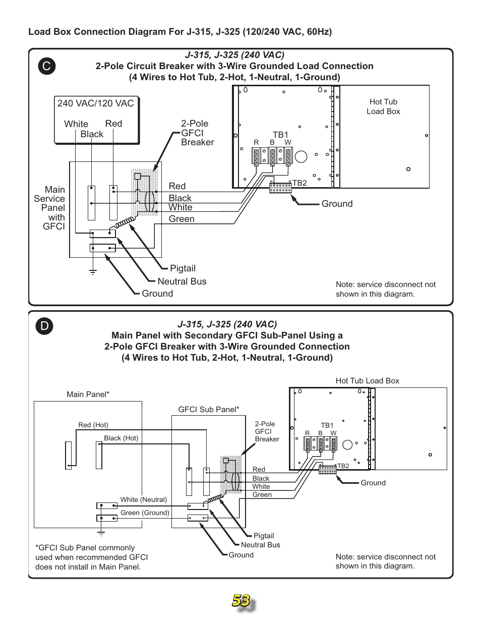 Jacuzzi j315 User Manual | Page 53 / 62