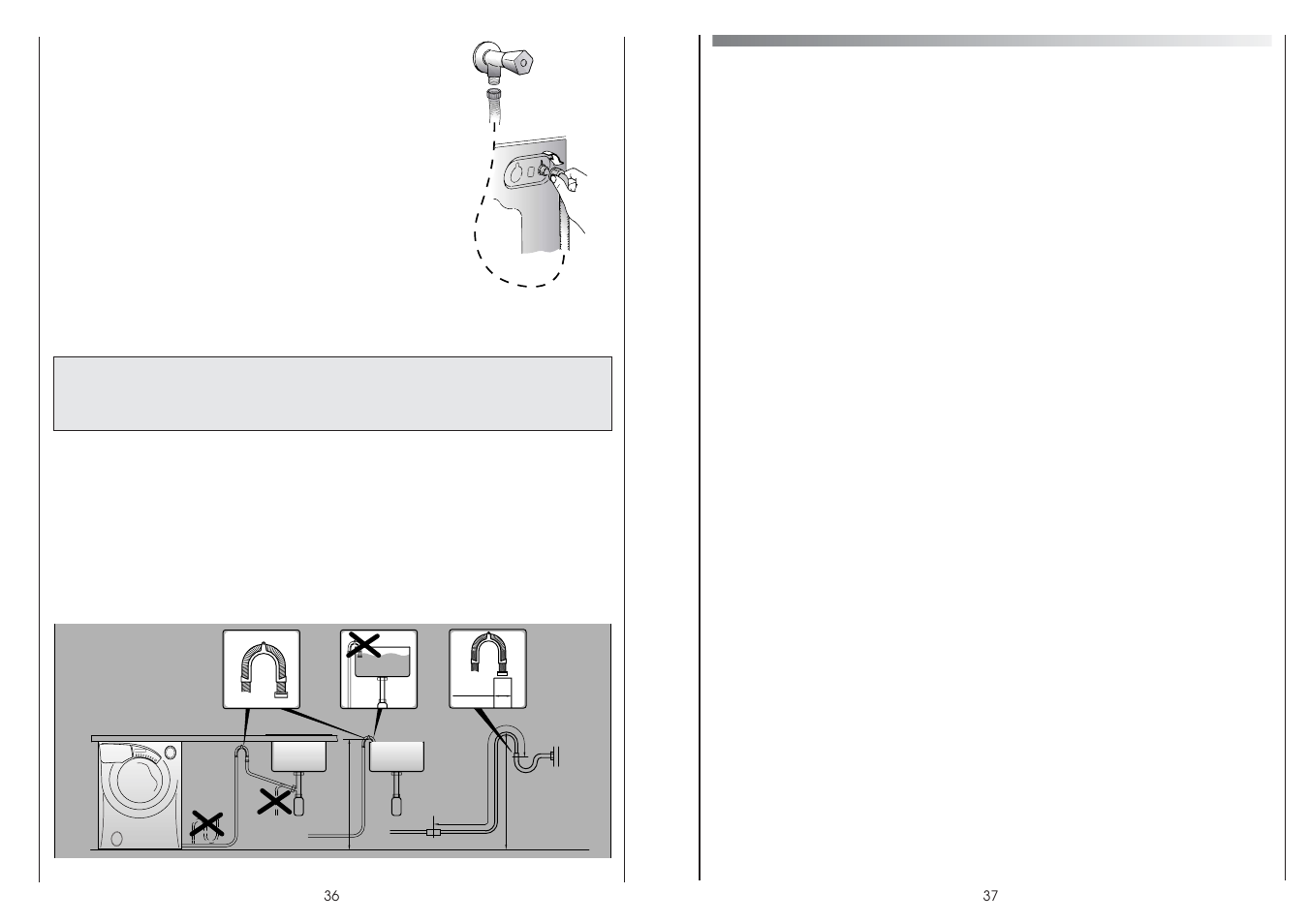 Electricity supply and safety advice, Water supply | Candy GO 712 H TXT User Manual | Page 19 / 57