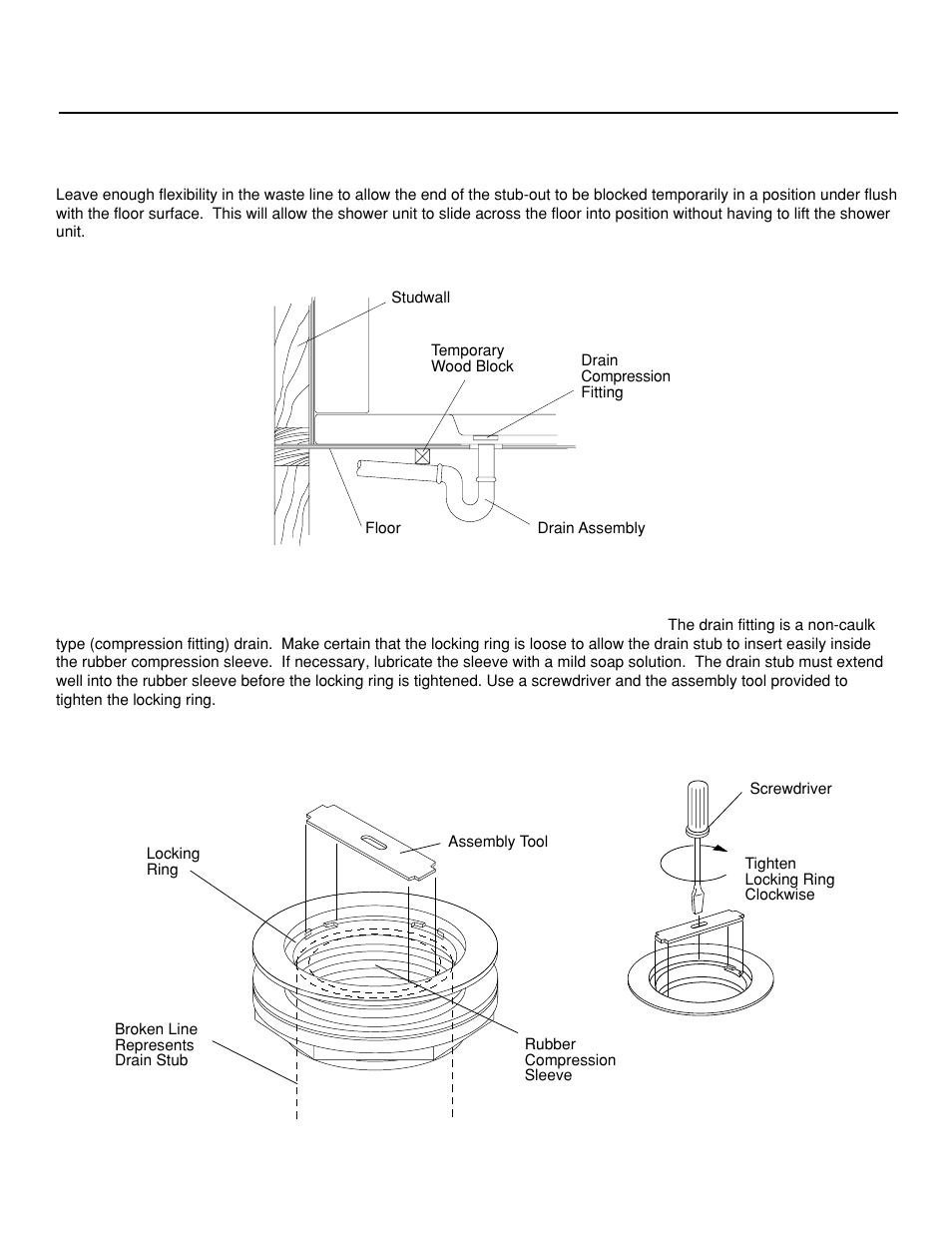 J-dream ii owner's manual, Drain fitting | Jacuzzi J-DREAM II User Manual | Page 11 / 36