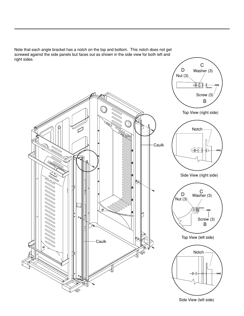 J-dream ii owner's manual, Attach painted angle brackets to panels #1 and #4 | Jacuzzi J-DREAM II User Manual | Page 18 / 36