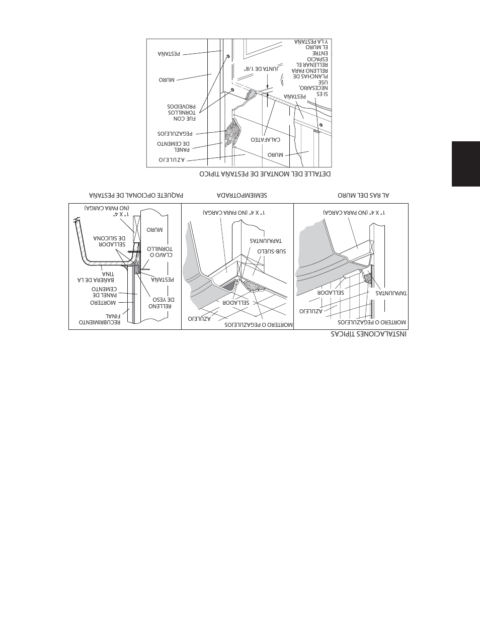 Inst alacion, Estructura y soporte | Jacuzzi U961000G User Manual | Page 44 / 54