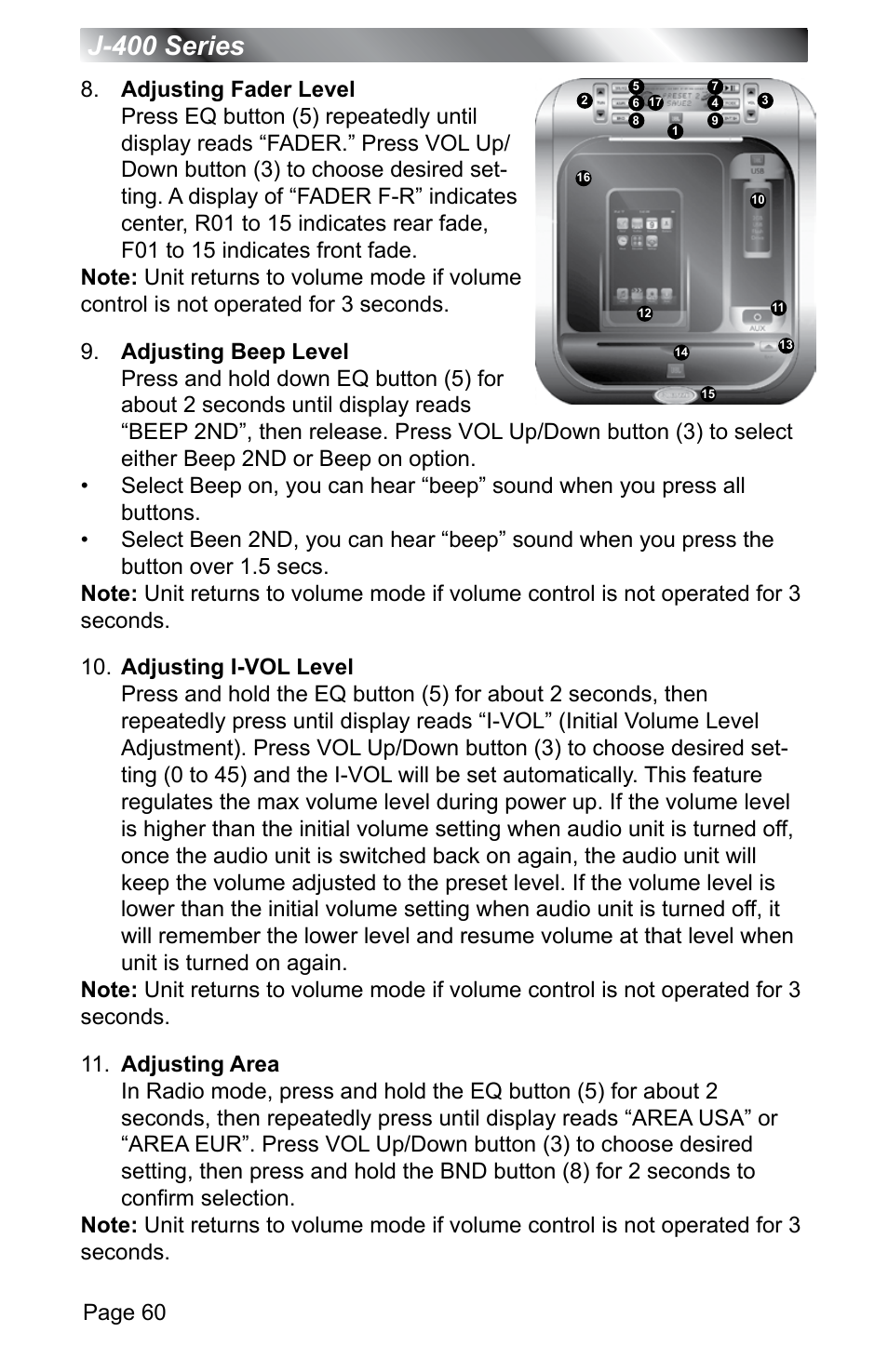 J-400 series, Page 60 | Jacuzzi J - 400 SERIES J - 460 User Manual | Page 65 / 77