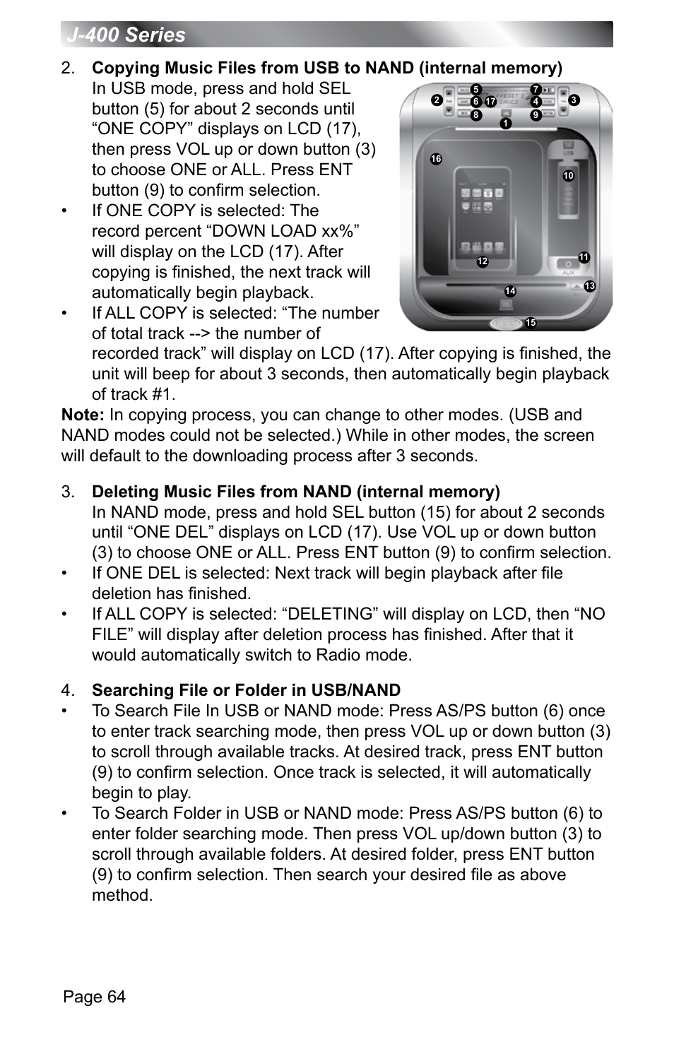 J-400 series, Page 64 | Jacuzzi J - 400 SERIES J - 460 User Manual | Page 69 / 77