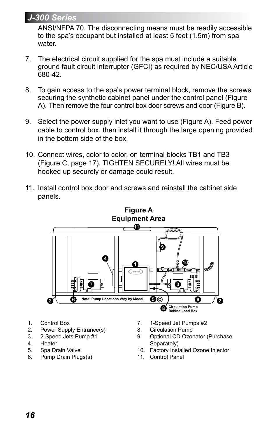 Jacuzzi J - 375 User Manual | Page 20 / 60