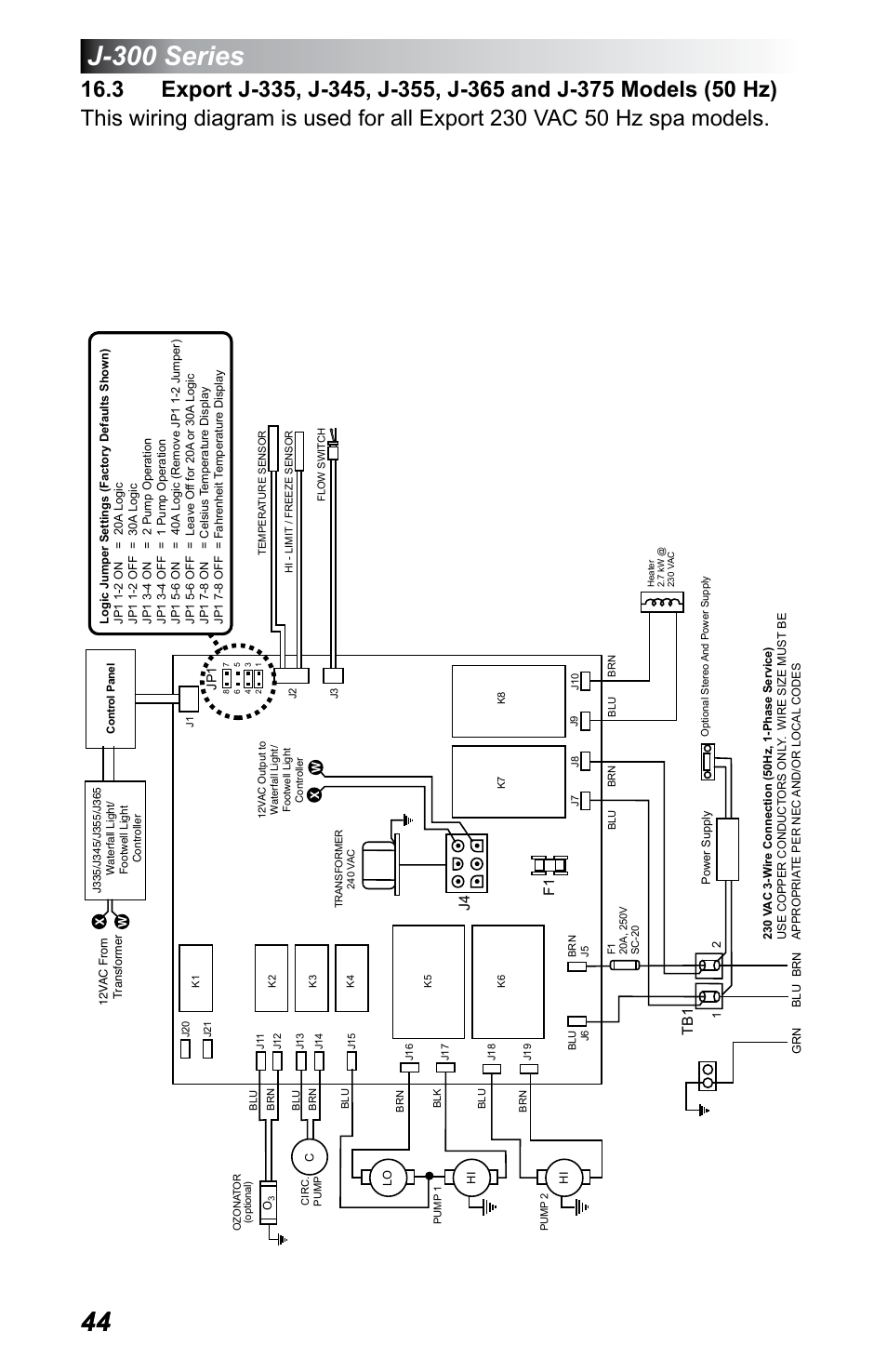 Jacuzzi J - 375 User Manual | Page 48 / 60