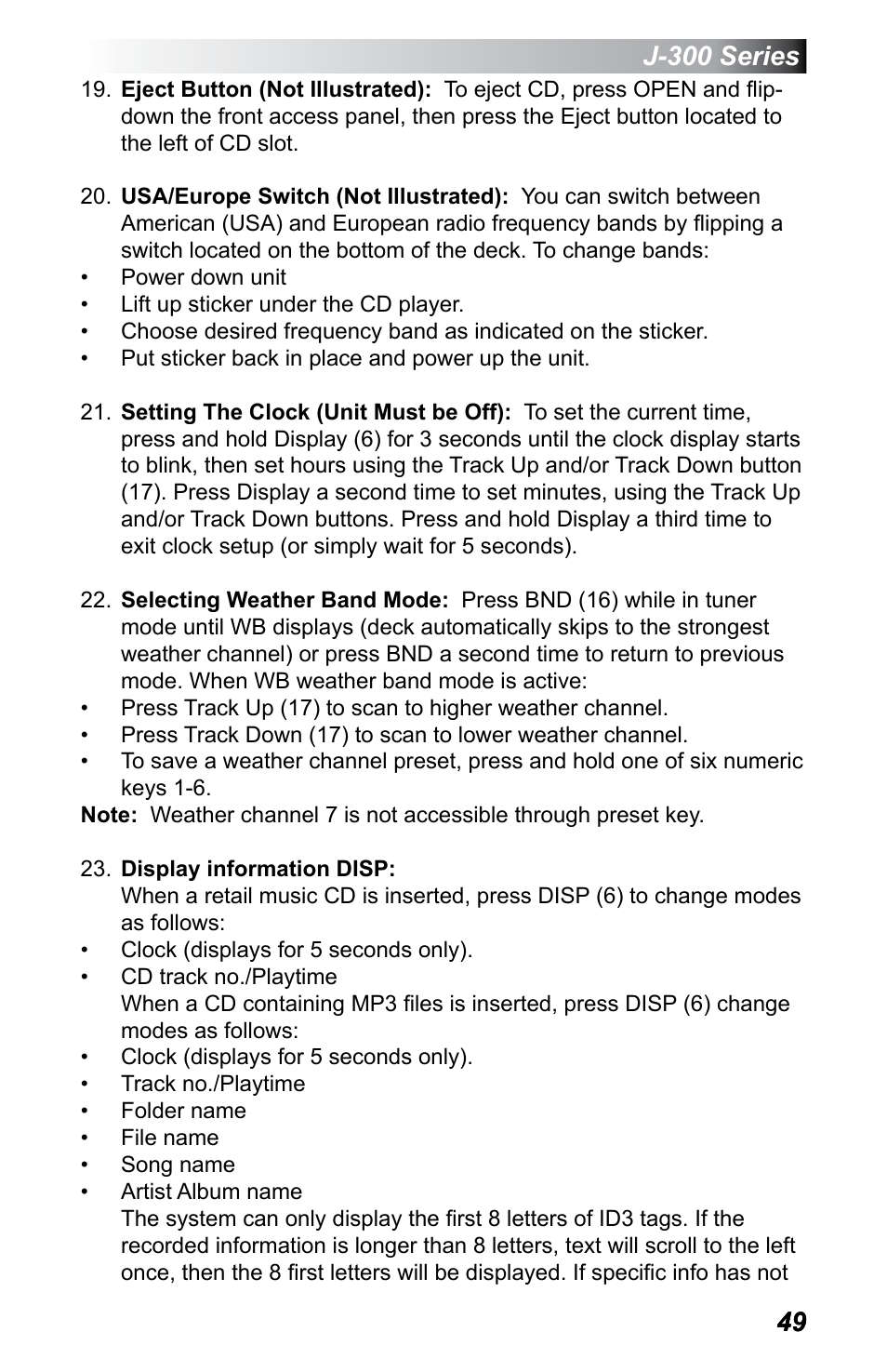 J-300 series | Jacuzzi J - 375 User Manual | Page 53 / 60