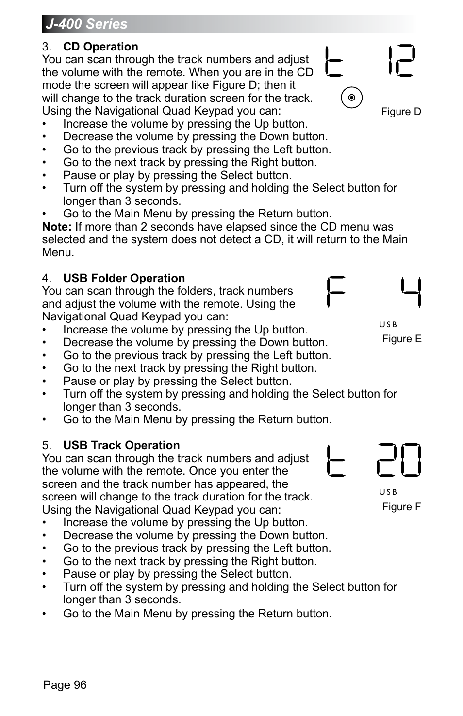 J-400 series | Jacuzzi J - 470 User Manual | Page 102 / 104