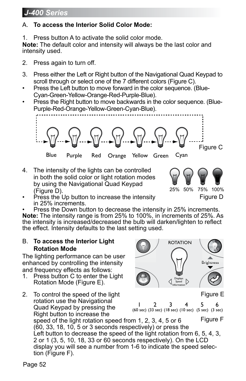 J-400 series | Jacuzzi J - 470 User Manual | Page 58 / 104