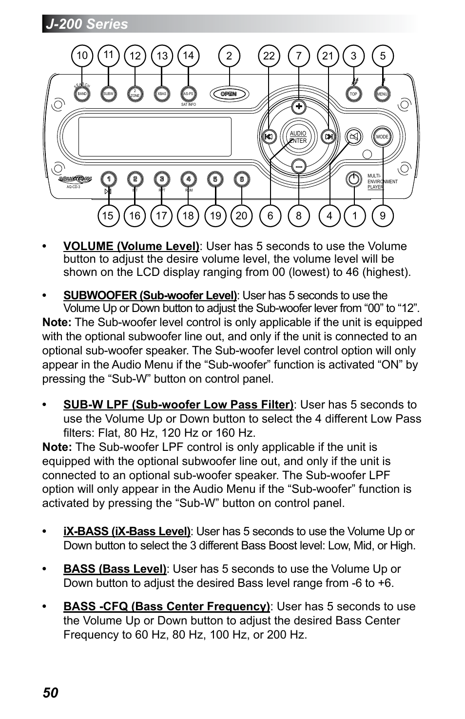J-200 series | Jacuzzi J - 200 J - 230 User Manual | Page 54 / 64
