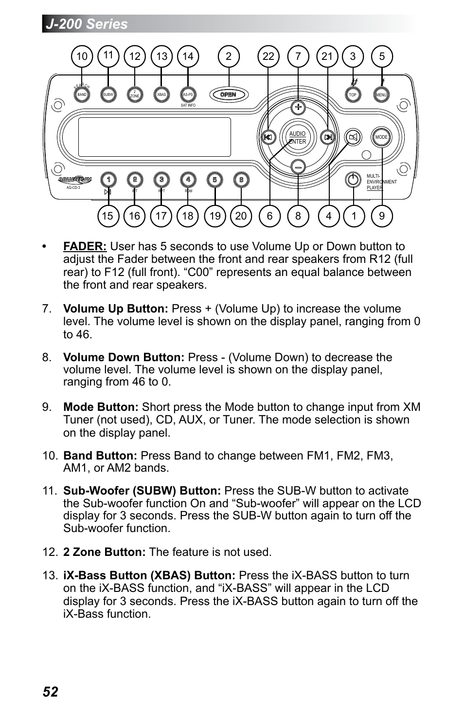 J-200 series | Jacuzzi J - 200 J - 230 User Manual | Page 56 / 64