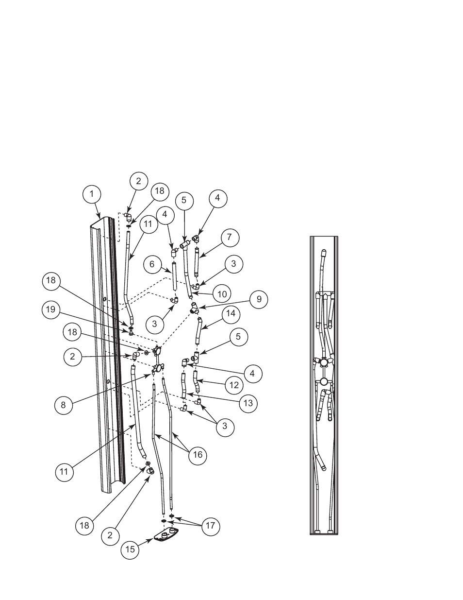 Tower plumbing repair parts | Jacuzzi BY82000 User Manual | Page 22 / 26