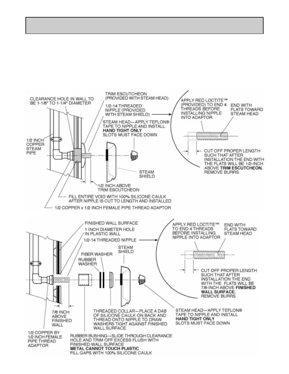 Installation | Jacuzzi SteamPro User Manual | Page 8 / 22