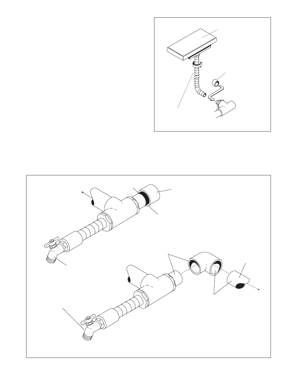 Alternate use of water rainbow spout as fill spout, Optional 1-1/2" permanent drain | Jacuzzi Tirage Plus PORTABLE WHIRLPOOL SPA User Manual | Page 22 / 23