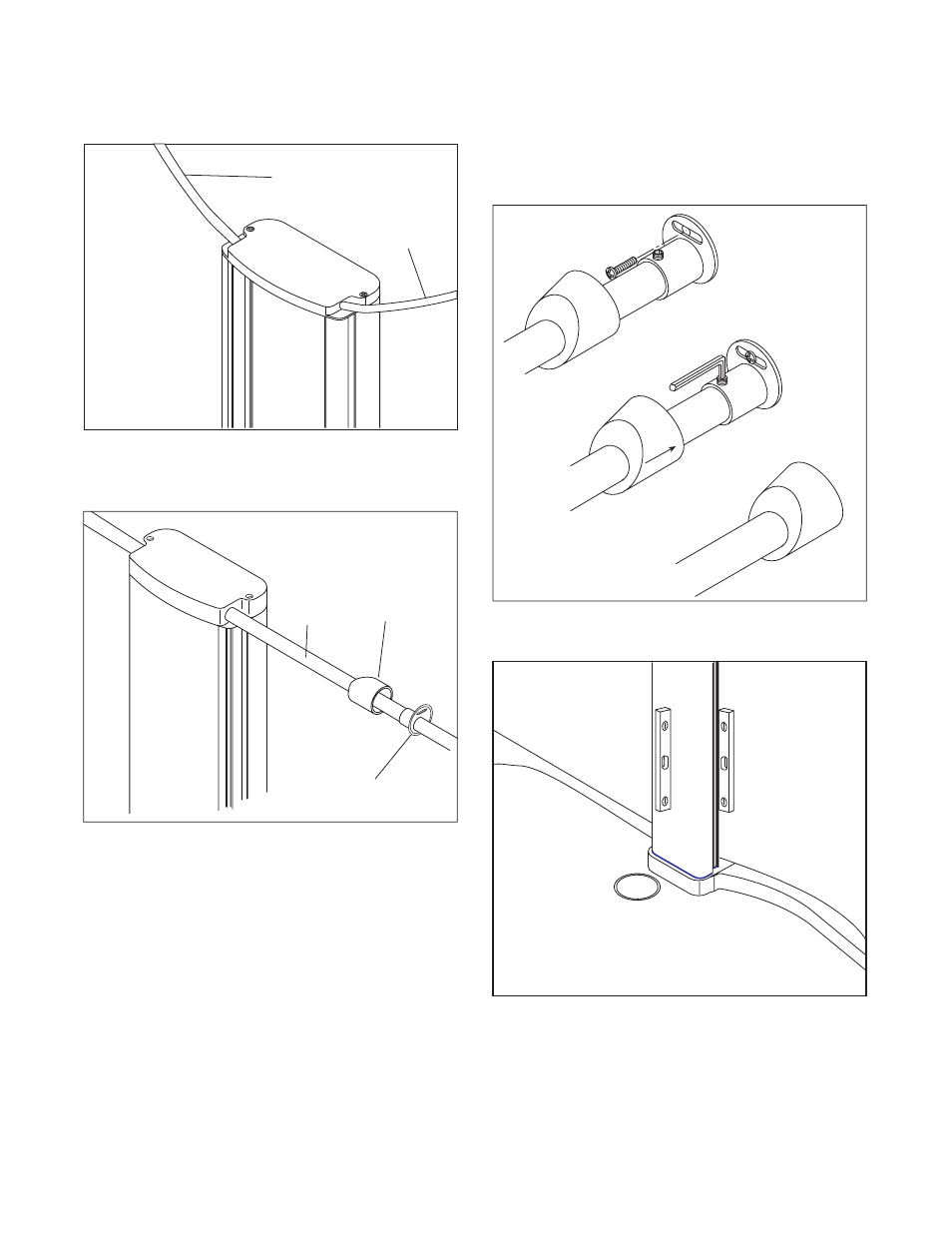 3 wall: tower and curved glass installation | Jacuzzi SUMMER RAINTM 2 WALL & 3 WALL WALK-IN SHOWER SYSTEMS User Manual | Page 22 / 32