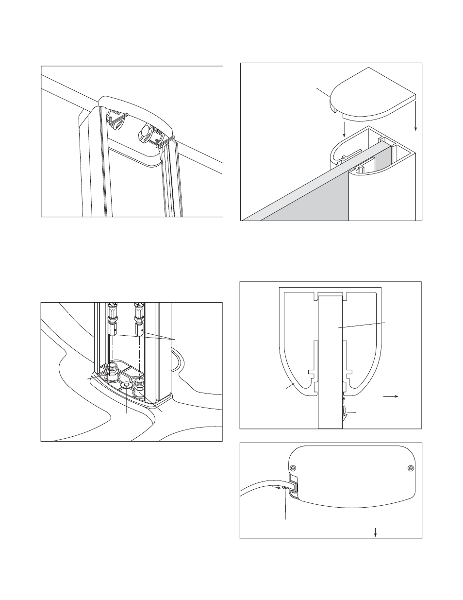 3 wall: tower and curved glass installation | Jacuzzi SUMMER RAINTM 2 WALL & 3 WALL WALK-IN SHOWER SYSTEMS User Manual | Page 23 / 32