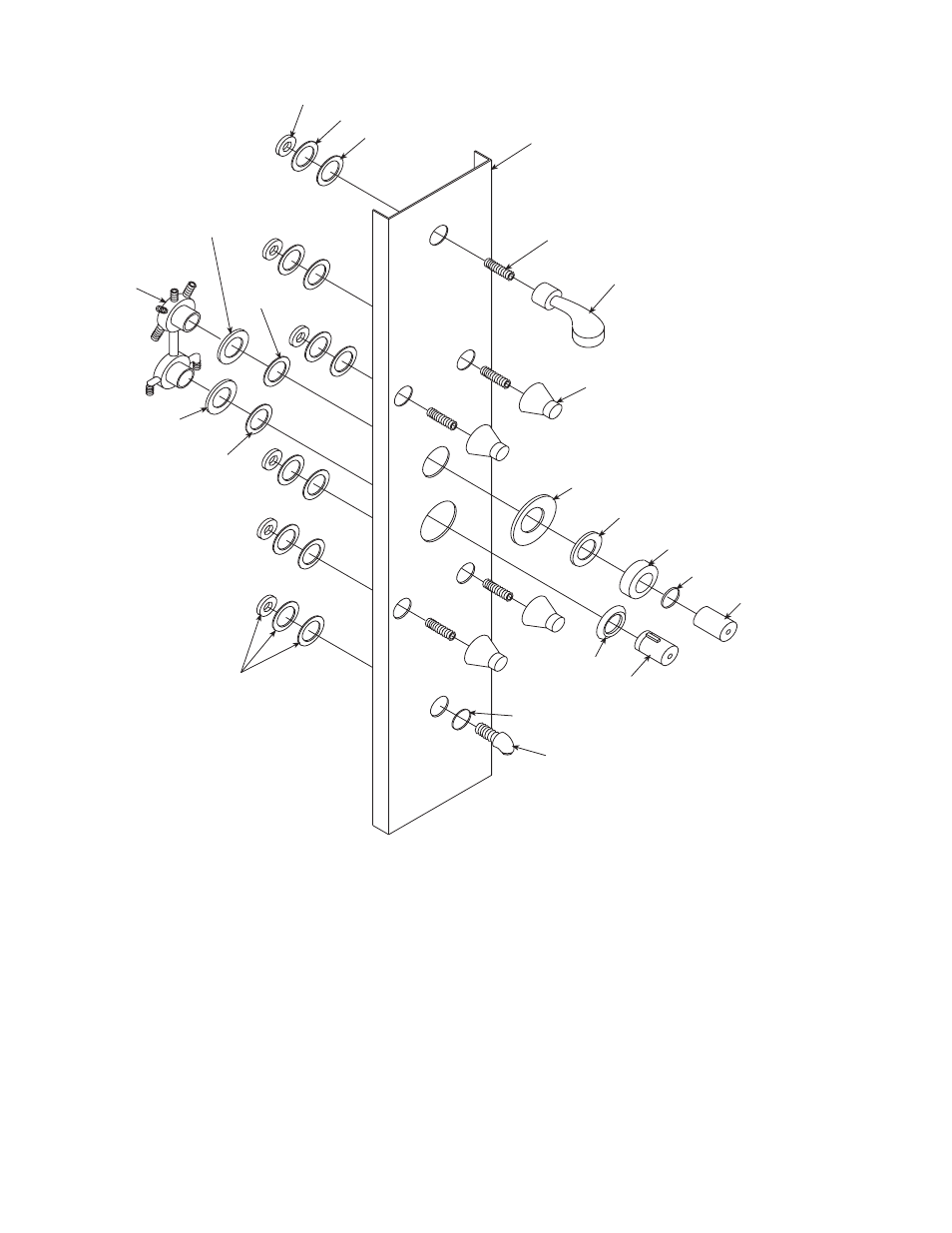 Tower fixtures repair parts | Jacuzzi SUMMER RAINTM 2 WALL & 3 WALL WALK-IN SHOWER SYSTEMS User Manual | Page 27 / 32