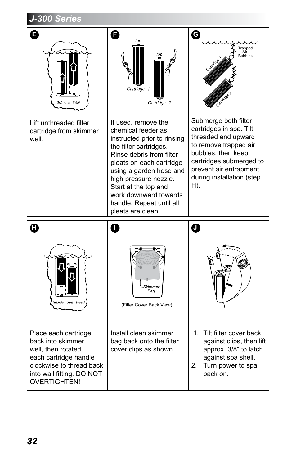 Jacuzzi J - 355 User Manual | Page 36 / 68