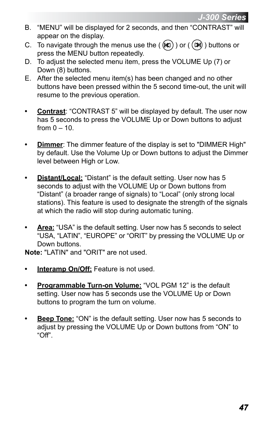 J-300 series | Jacuzzi J - 355 User Manual | Page 51 / 68