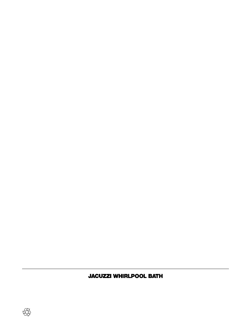 Jacuzzi F258000 User Manual | Page 24 / 24