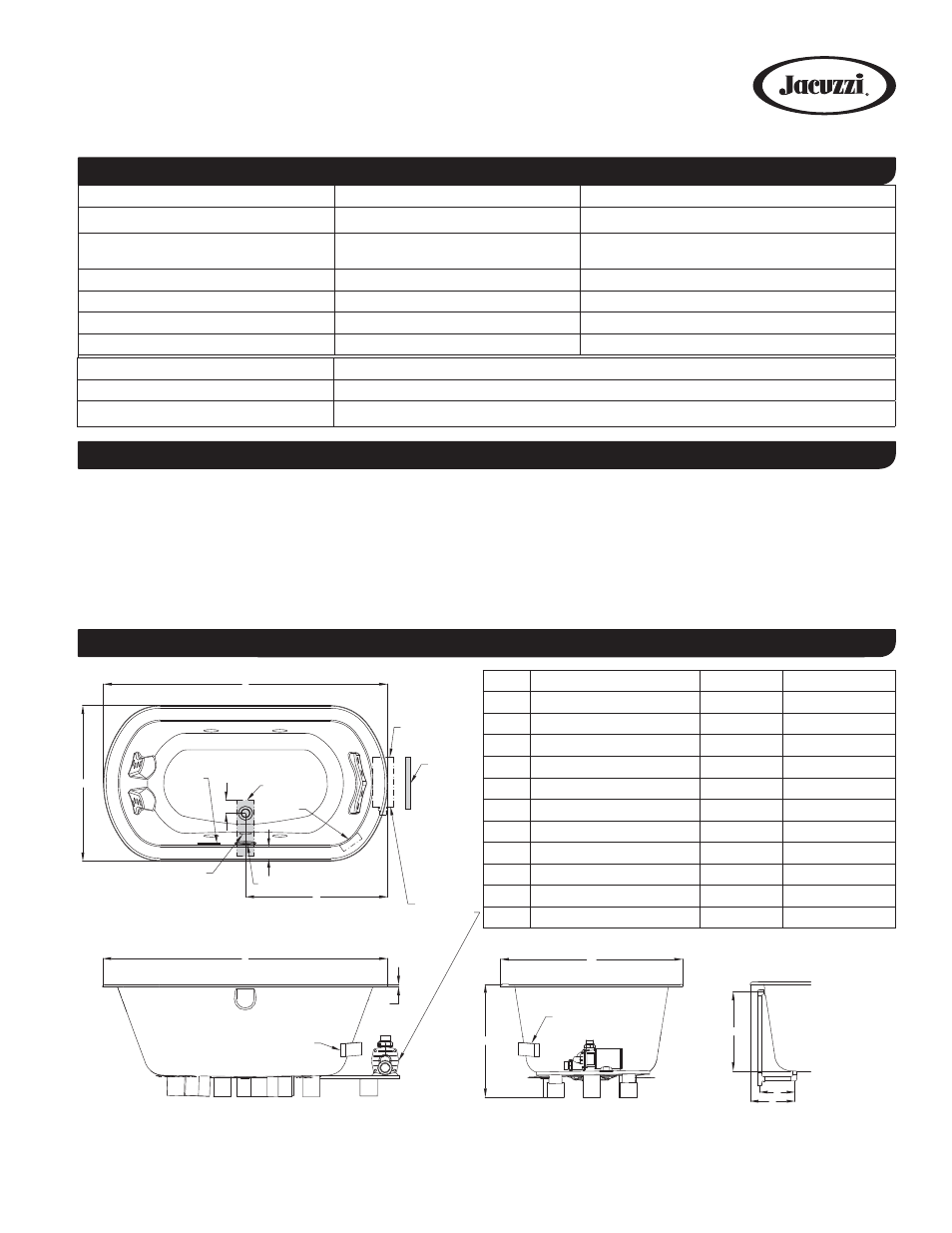 Jacuzzi DUETTA 6636 User Manual | 1 page