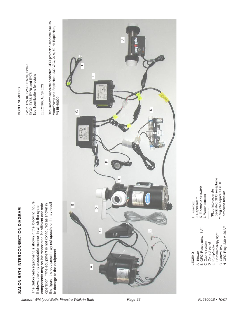 Jacuzzi Finestra FL61000 User Manual | Page 23 / 28