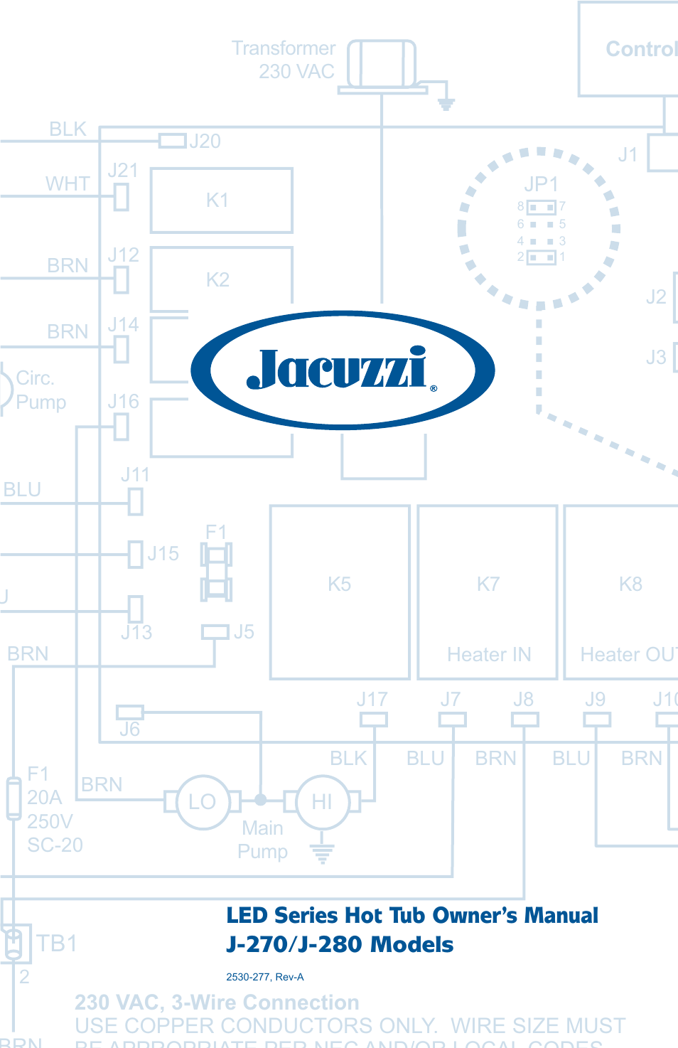 Jacuzzi J-280 User Manual | 52 pages