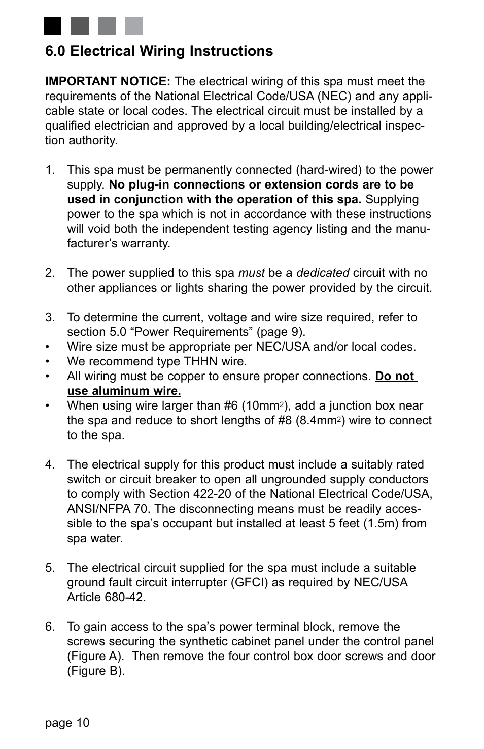 0 electrical wiring instructions | Jacuzzi J-280 User Manual | Page 14 / 52