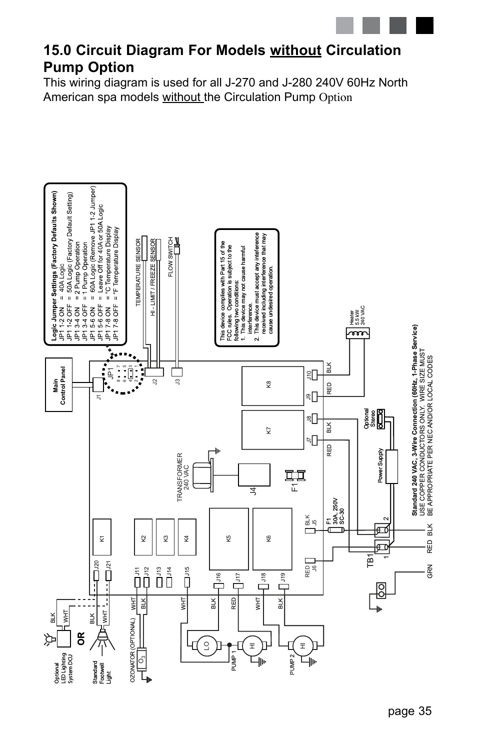 Page 35, J4 f1 | Jacuzzi J-280 User Manual | Page 39 / 52