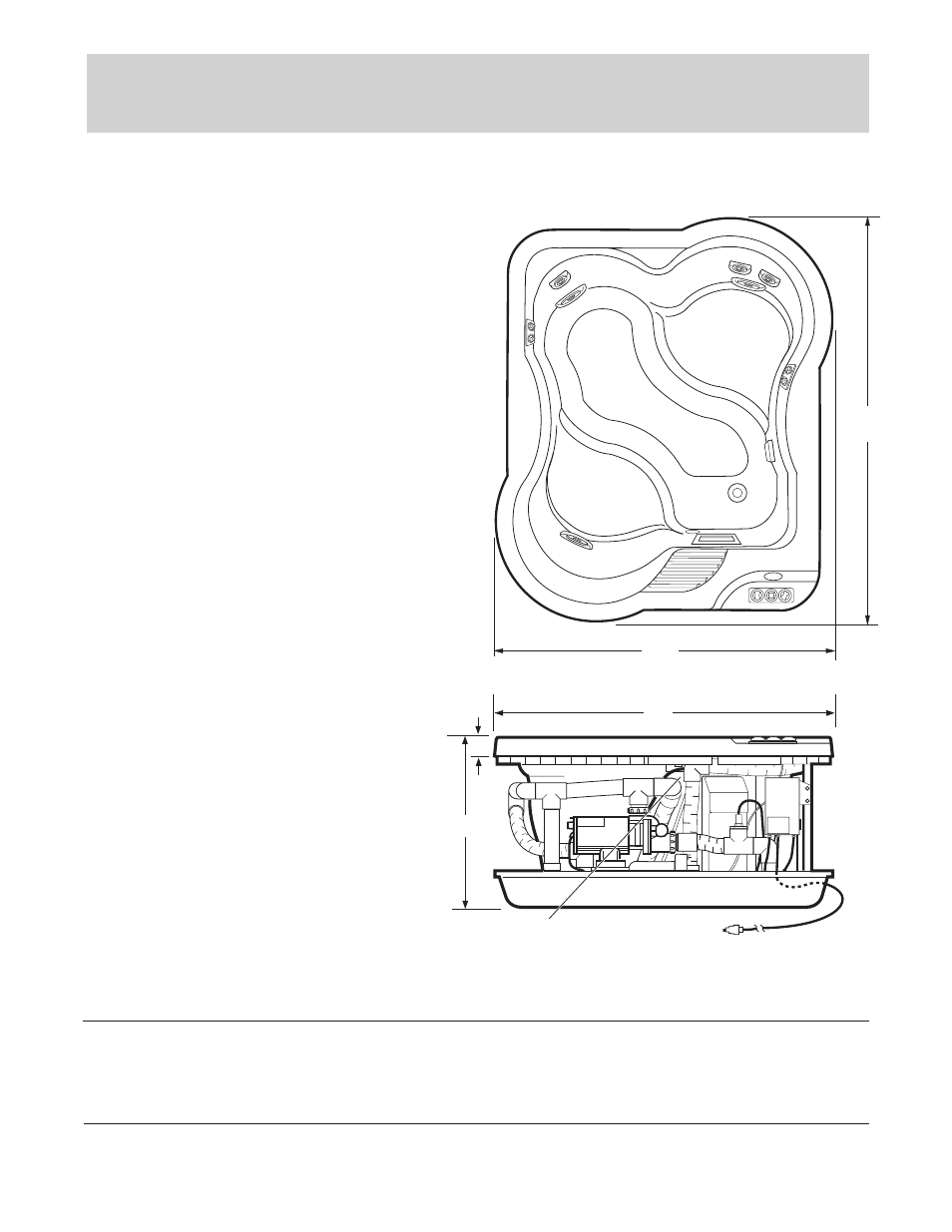 The alexa, Portable whirlpool spa, Installation instructions | Jacuzzi Alexa User Manual | Page 4 / 20