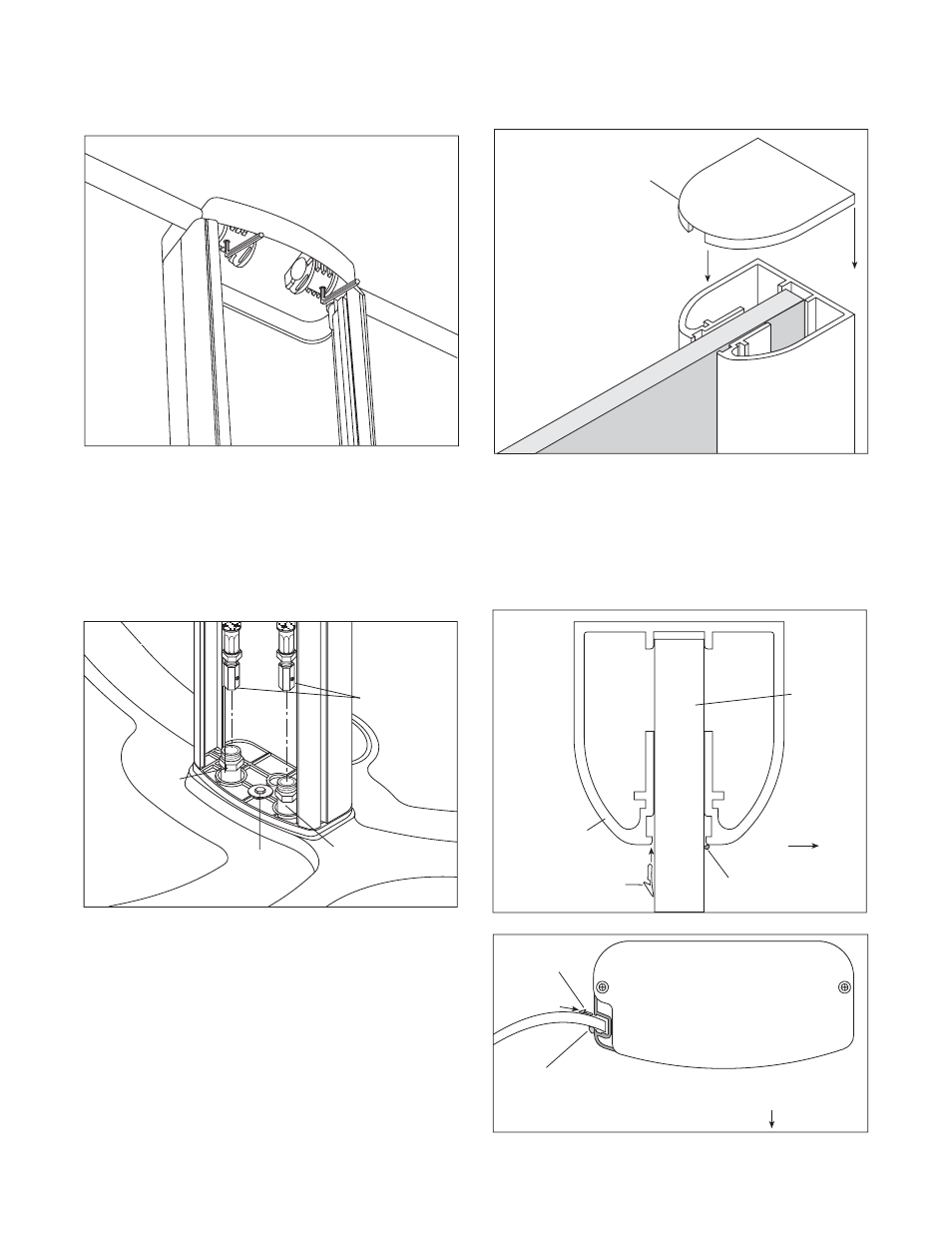 3 wall: tower and curved glass installation | Jacuzzi Summer Rain 2 Wall and 3 Wall User Manual | Page 23 / 32