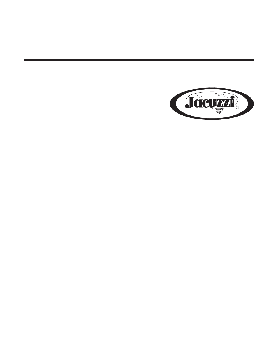 Jacuzzi Steam Enclosure User Manual | 8 pages