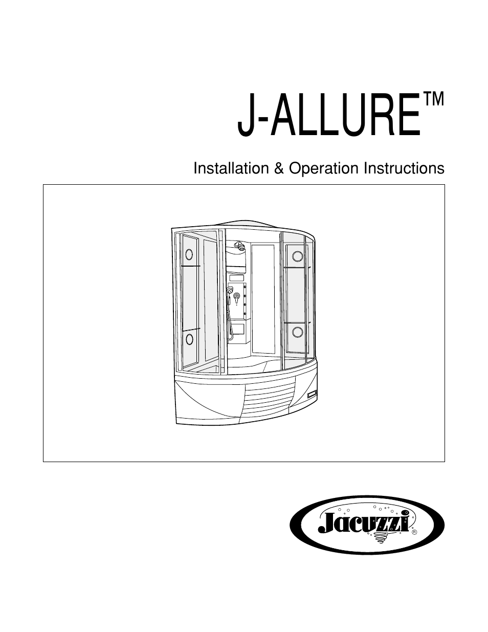 Jacuzzi J-ALLURELuxury Bathing and Entertainment System User Manual | 32 pages