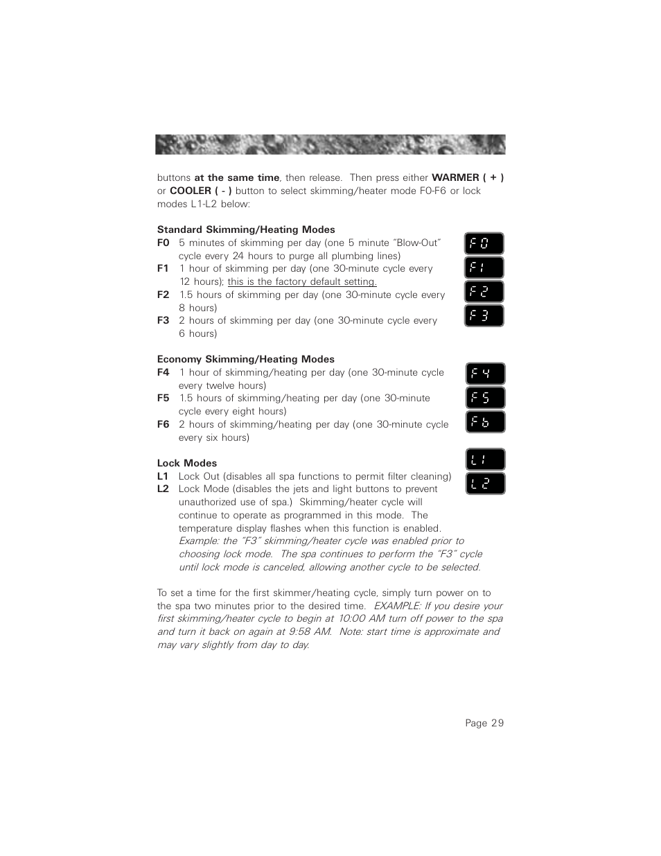 Jacuzzi 2003+ User Manual | Page 33 / 50