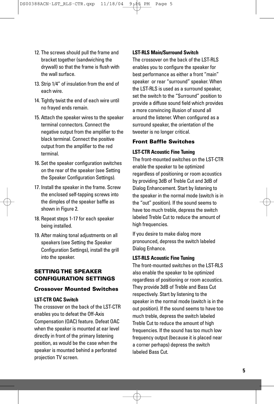 JobSite Systems LST-RLS User Manual | Page 7 / 12