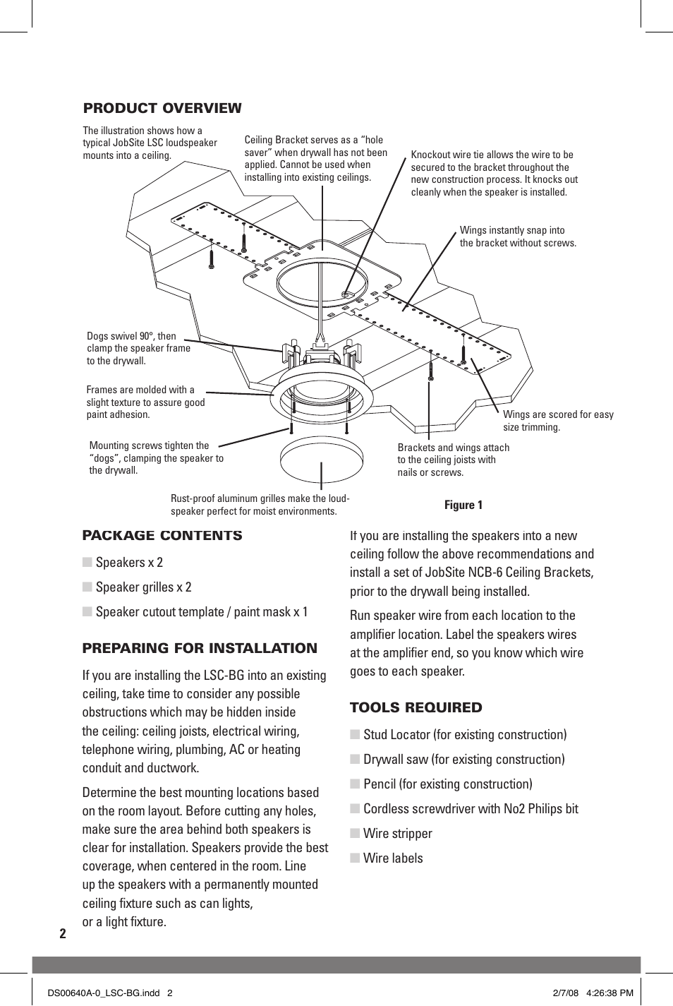 JobSite Systems LSC-BG User Manual | Page 4 / 8