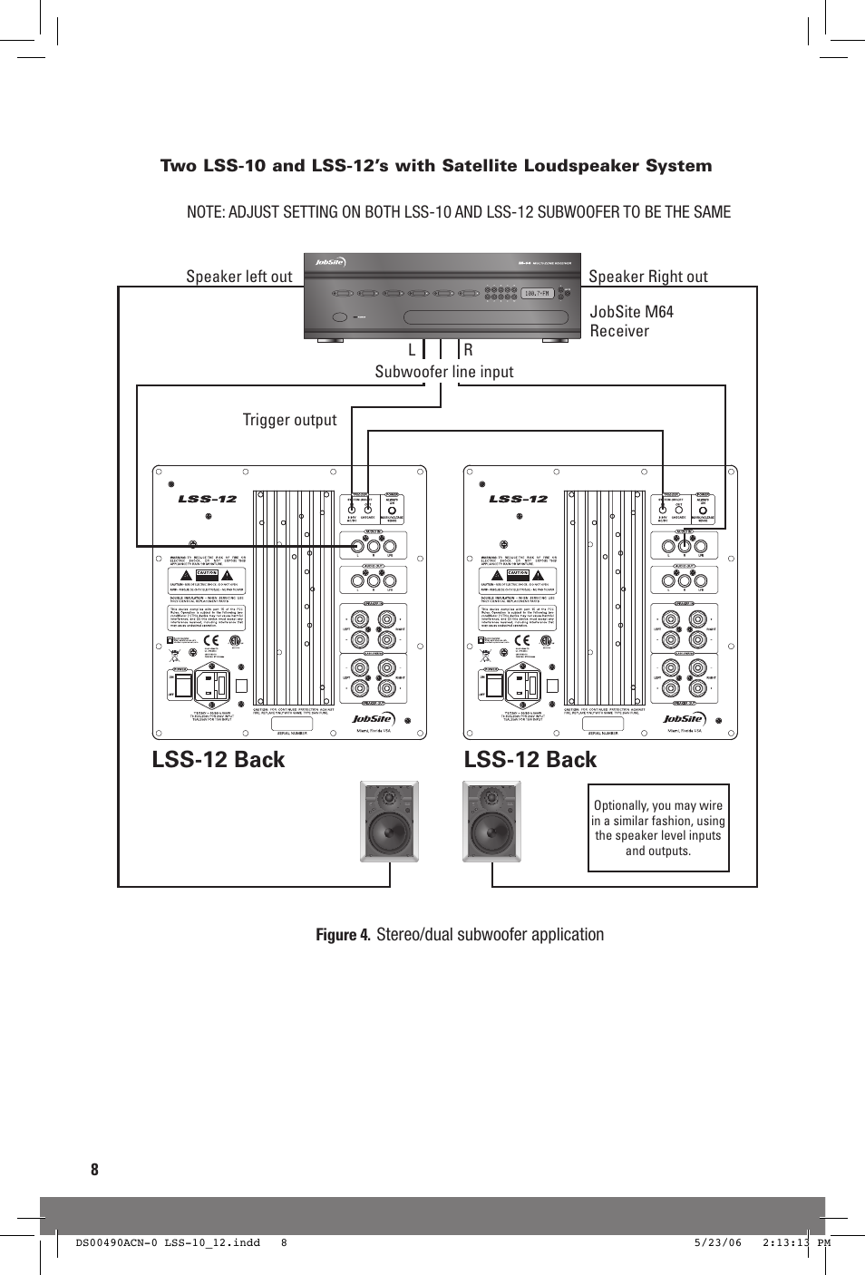Lss-12 back | JobSite Systems LSS-12 User Manual | Page 10 / 16