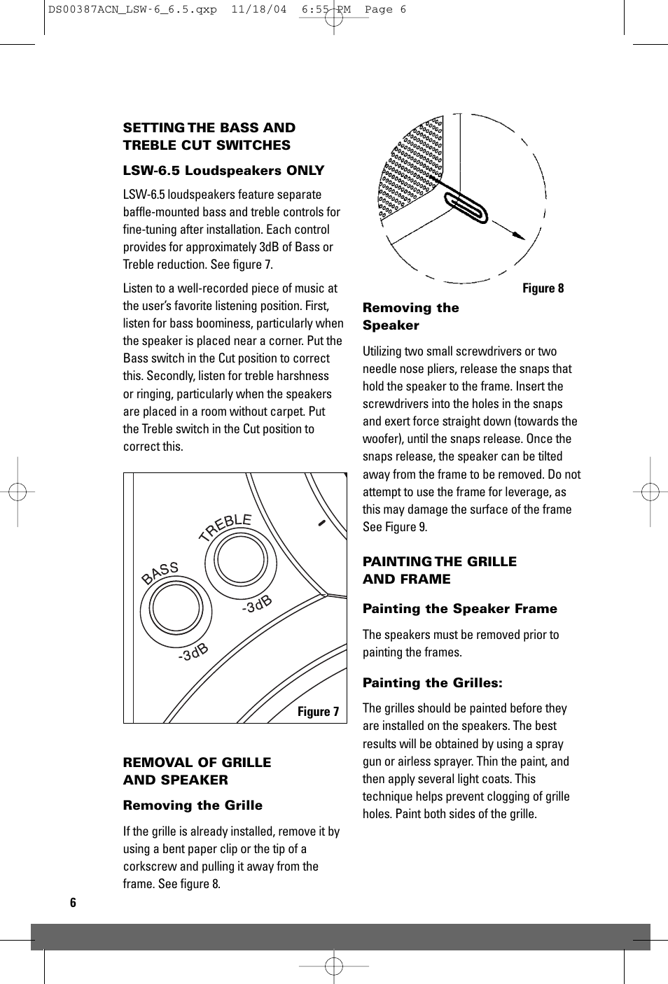 JobSite Systems LSW-6.5 User Manual | Page 8 / 12