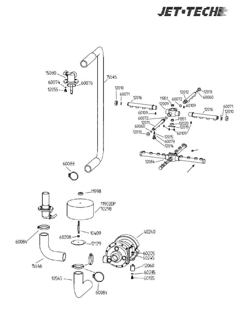 Wash system | Jettech Metal Products F18-DP User Manual | Page 18 / 33