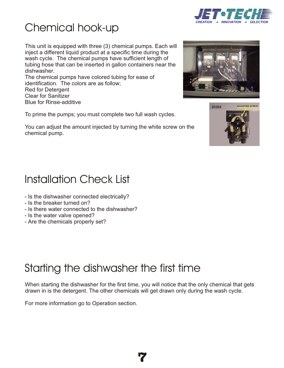 Jettech Metal Products X-32 User Manual | Page 8 / 10