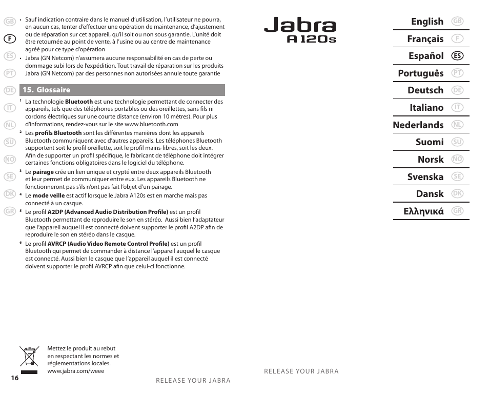 Jabra 81-00277 User Manual | Page 11 / 51