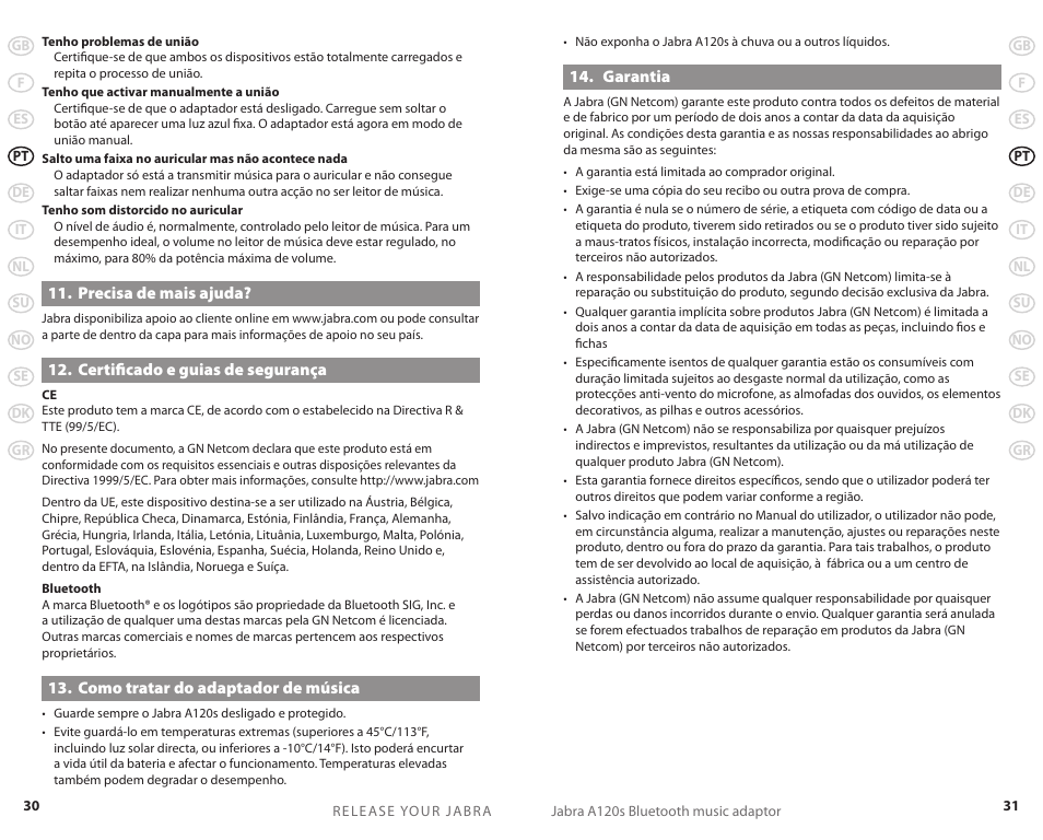 Jabra 81-00277 User Manual | Page 18 / 51