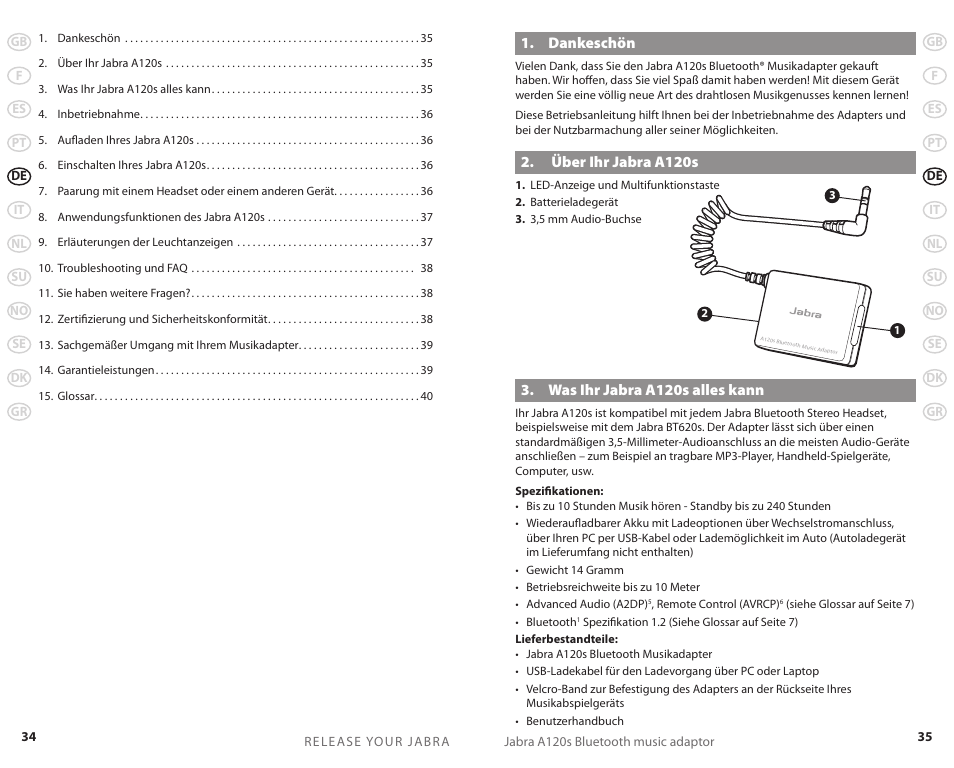 Jabra 81-00277 User Manual | Page 20 / 51